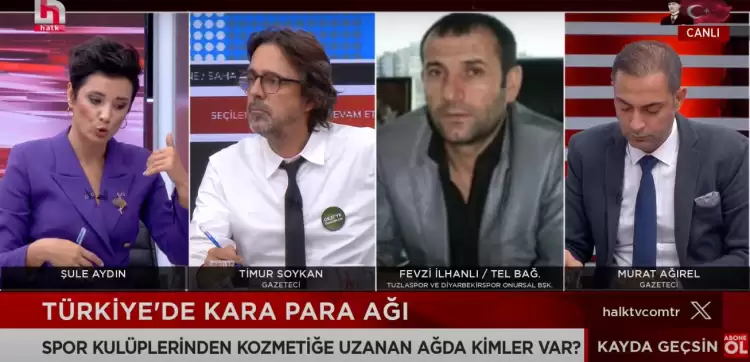 Gazeteci Murat Ağırel'den Tuzlaspor'a şok iddia! Canlı yayında kapıştılar