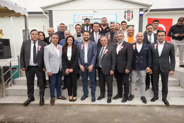 Deprem bölgesine büyük destek! Beşiktaş İlkokulu, Adıyaman'da açıldı