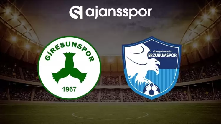 Giresunspor - Erzurumspor FK maçının canlı yayın bilgisi ve maç linki