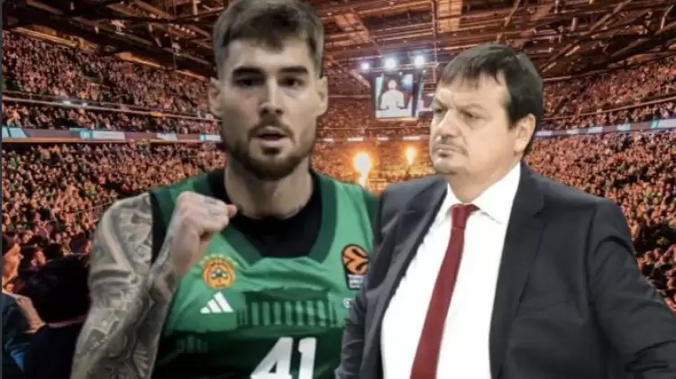 Panathinaikos'lu yıldıza Ergin Ataman'ın eleştiri okları isabet etti sakatlandı