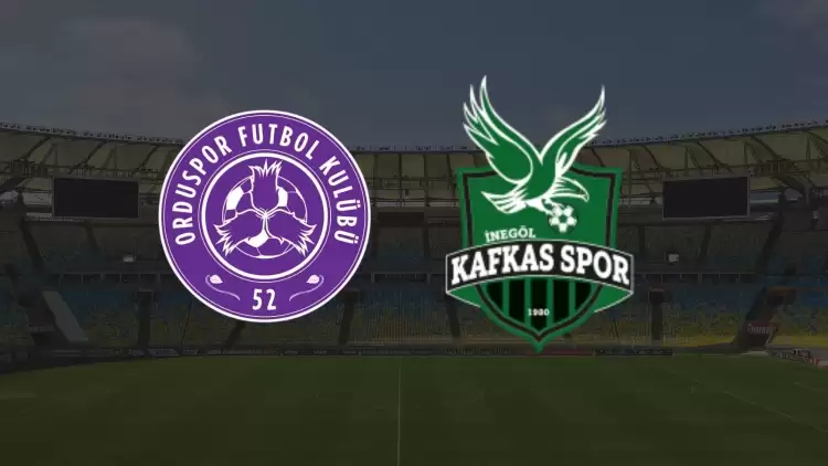 CANLI|52 Orduspor - İnegöl Kafkasspor maçı yayın bilgisi ve saati 