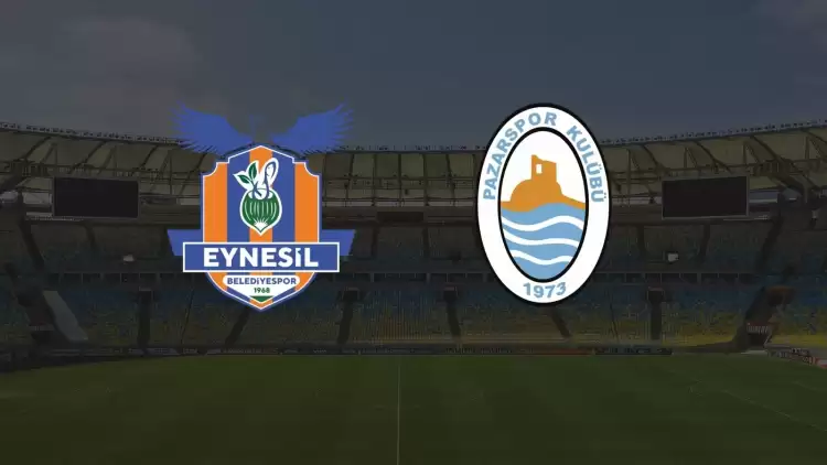 CANLI| Eynesil Belediyespor - Pazarspor maçı yayın bilgisi ve saati 