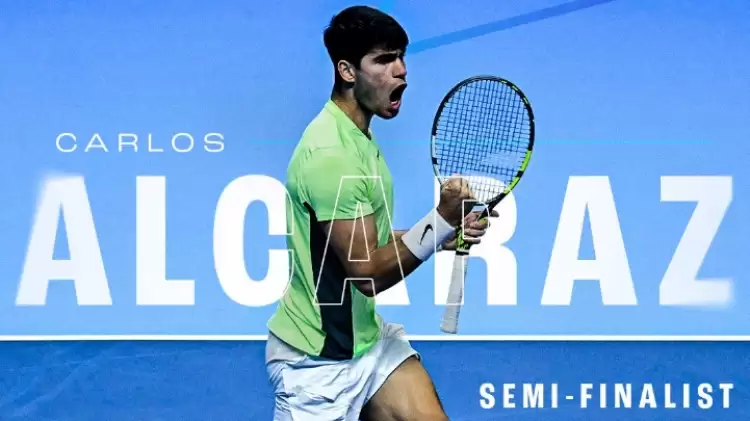 ATP Finalleri'nde Carlos Alcaraz ile Daniil Medvedev, yarı finale yükseldi!