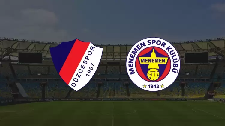 CANLI| Düzcespor - Menemen FK maçı yayın bilgisi ve saati 