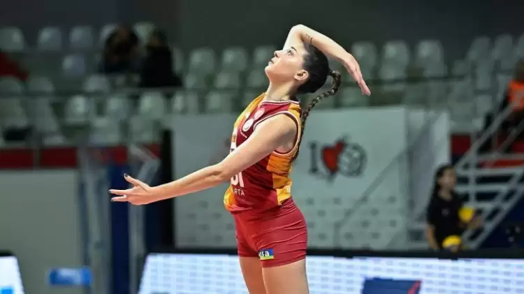 Maç bitti, İlkin Aydın gözyaşlarını tutamadı! (Galatasaray Voleybol)