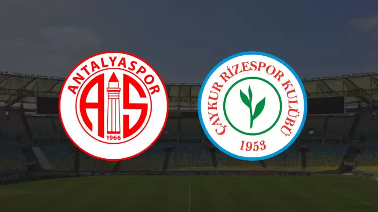 CANLI| Antalyaspor- Çaykur Rizespor maçını canlı izle (Maç linki)