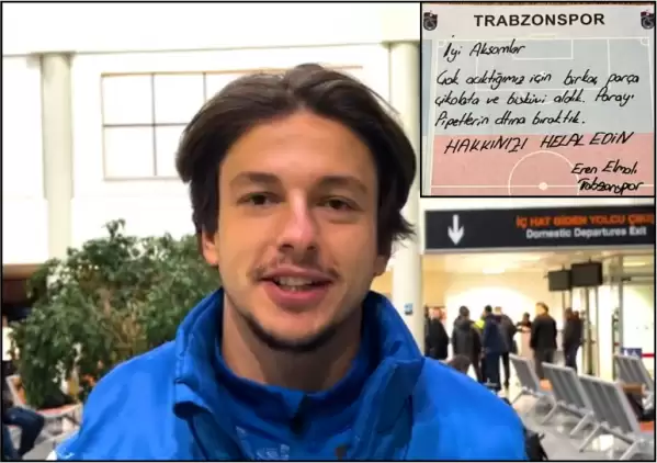 Trabzonsporlu futbolculardan anlamlı hareket: "Hakkınızı helal edin"