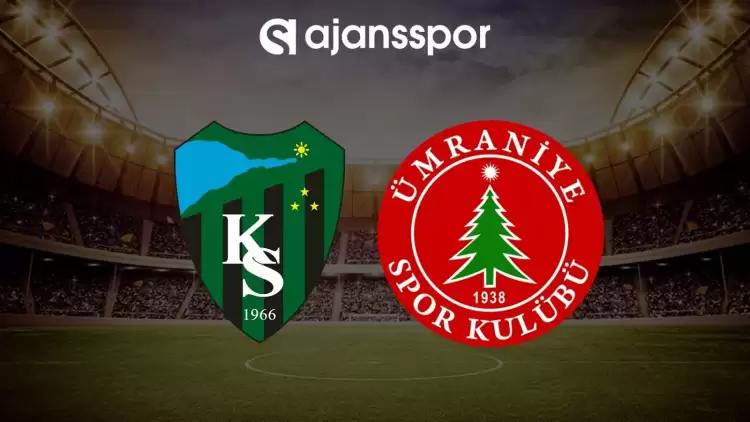 Kocaelispor - Ümraniyespor maçının canlı yayın bilgisi ve maç linki