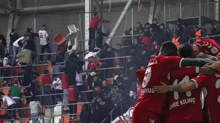 Adana Demirspor - Samsunspor maçı sonrası bıçak ve satırla saldırı!