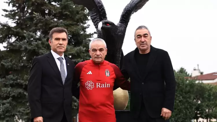 Beşiktaş'ta Feyyaz Uçar ve Samet Aybaba, futbolcularla bir araya geldi!