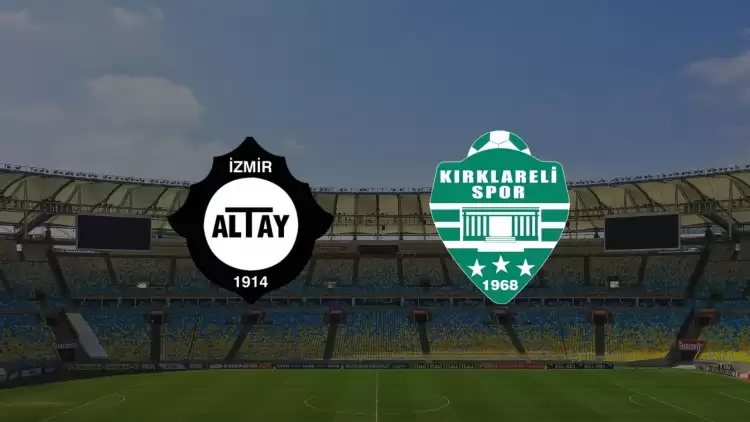 CANLI| Altay - Kırklarelispor maçını canlı izle (Maç linki)