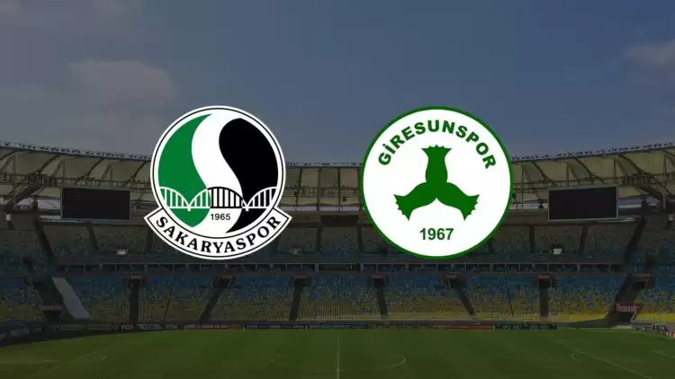 CANLI| Sakaryaspor - Giresunspor maçı yayın bilgisi ve saati 