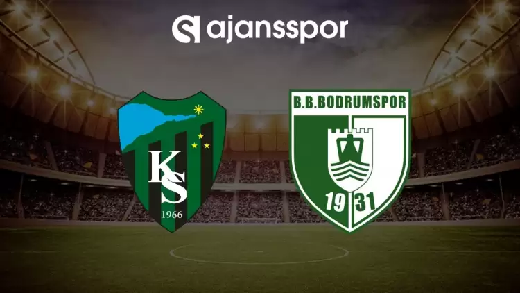 Kocaelispor - Bodrum FK maçının canlı yayın bilgisi ve maç linki