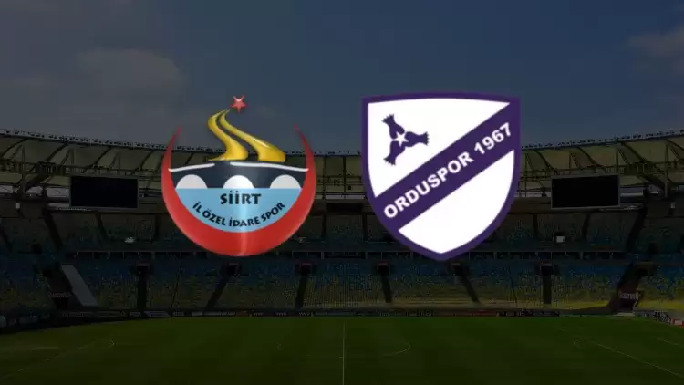 CANLI| Siirt İl Özel İdaresi - Orduspor 1967 maçı yayın bilgisi ve saati 