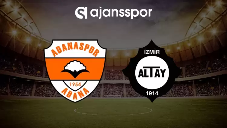 Adanaspor - Altay maçının canlı yayın bilgisi ve maç linki