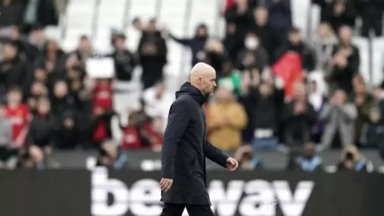 ManU'da Erik ten Hag, West Ham United maçı sonrası dert yandı