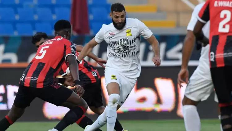 (ÖZET) Al Ittihad - Al Raed Maç Sonucu: 1-3 Benzema ve N'Golo Kante'ye evinde şok!