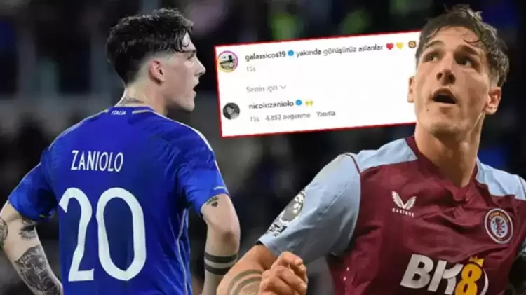 Aston Villa'da Nicolo Zaniolo'dan Galatasaray sinyali!