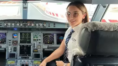 Galatasaray'ın eski kaptanının eşi pilot oldu!