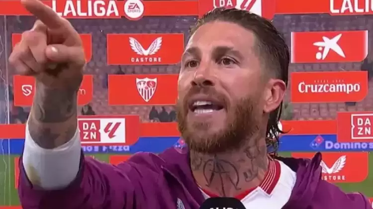 Sergio Ramos taraftarla tartıştı: "Çenenizi kapatın"