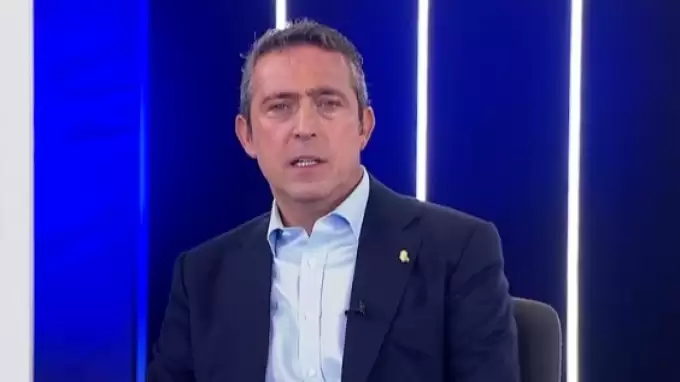 Fenerbahçe Başkanı Ali Koç Süper Kupa'da olanları anlattı