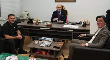 Florya'da Vincenzo Montella - Okan Buruk buluşması