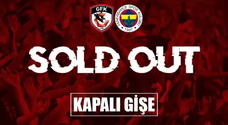 Gaziantep FK, Fenerbahçe maçının kapalı gişe oynanacağını açıkladı