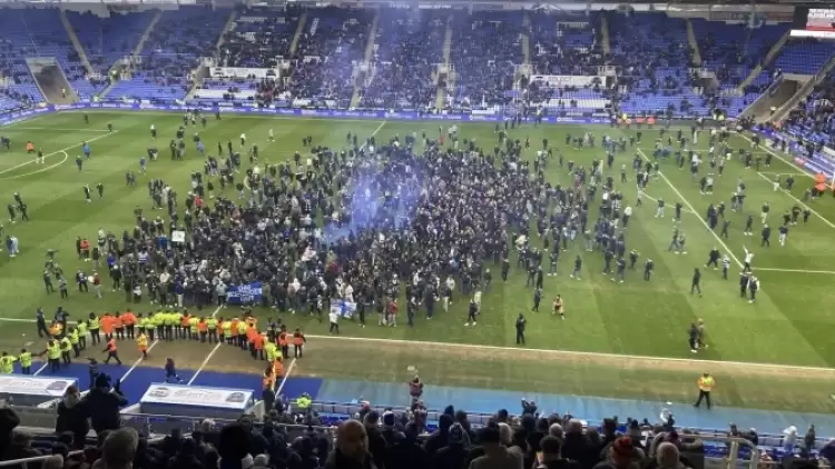 Büyük protesto! Reading-Port Vale maçı ertelendi