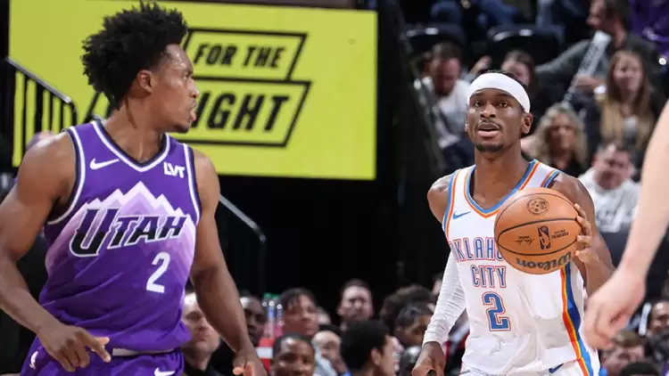 Oklahoma City Thunder, Utah Jazz'e "Dur" dedi! NBA sonuçları...