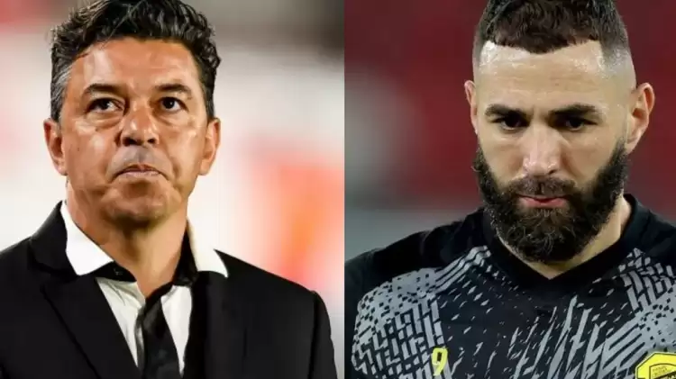 Marcelo Gallardo'dan Benzema'ya rest! Antrenmanlarda yer almıyor