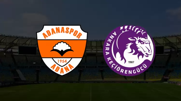 CANLI| Adanaspor- Ankara Keçiörengücü maçını canlı izle (Maç linki)