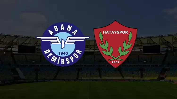 CANLI| Adana Demirspor - Hatayspor maçı yayın bilgisi ve saati 