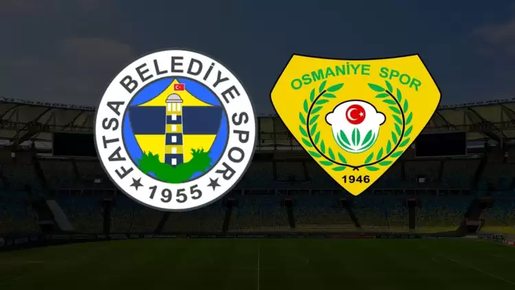 CANLI| Fatsa Belediyespor - Osmaniyespor maçı yayın bilgisi ve saati 