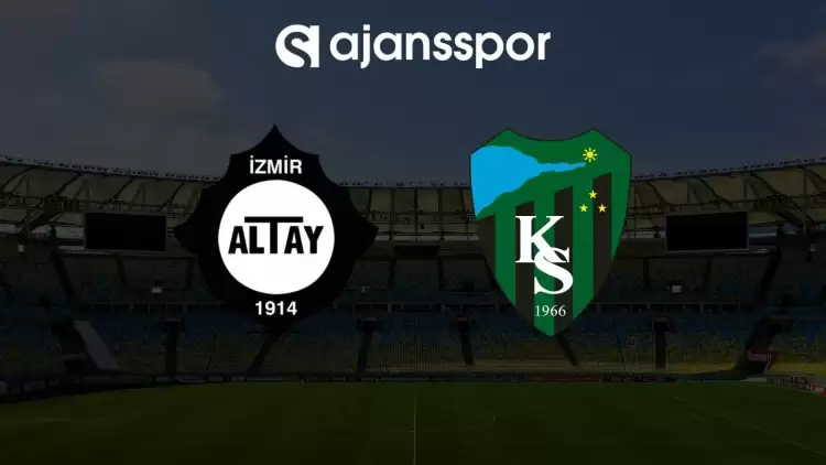 Altay - Kocaelispor maçının canlı yayın bilgisi ve maç linki