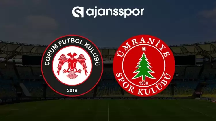 Çorum FK - Ümraniyespor maçının canlı yayın bilgisi ve maç linki