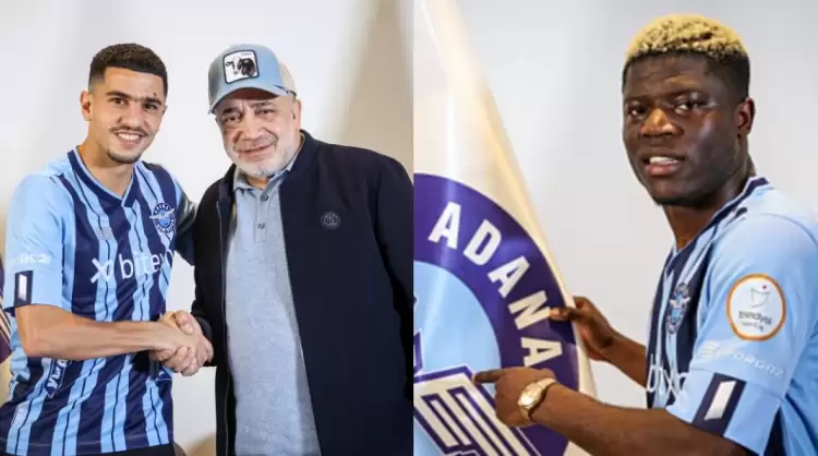 Adana Demirspor'da Youcef Atal ve António Simão Muanza imzayı attı