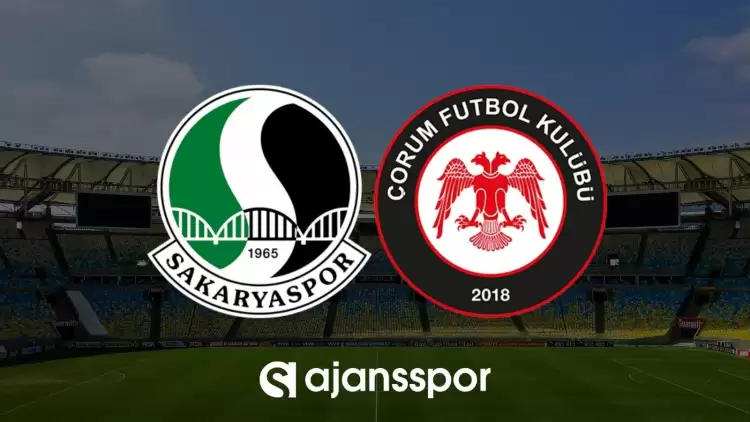 Sakaryaspor - Çorum FK maçının canlı yayın bilgisi ve maç linki