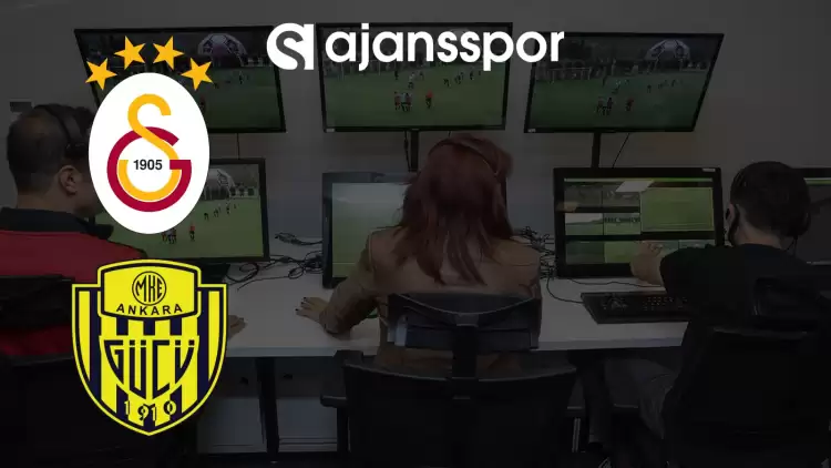 MKE Ankaragücü - Galatasaray VAR kayıtlarını izle (TFF video yayınladı)