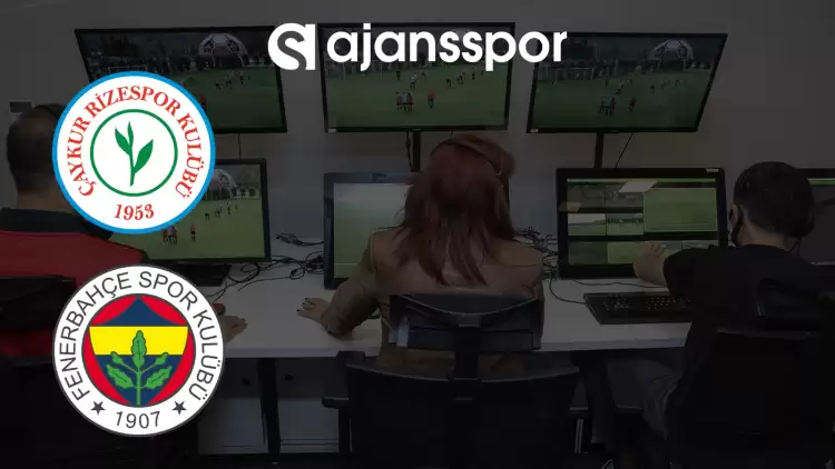 Çaykur Rizespor - Fenerbahçe VAR kayıtlarını izle (TFF video yayınladı)