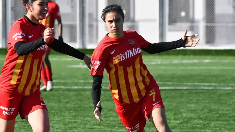Kadın Futbolda Kayserisporlu Zeynep Bilir, gol kraliçesi oldu