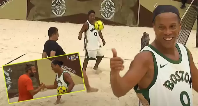 Survivor'da Ronaldinho şov! Sercan Yıldırım meydan okudu ama...