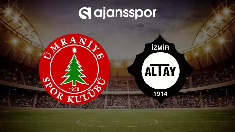 CANLI| Ümraniyespor- Altay maçını canlı izle (Maç linki)