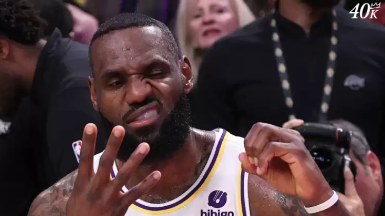 LeBron James, NBA tarihine geçti! 40 bin sayı...