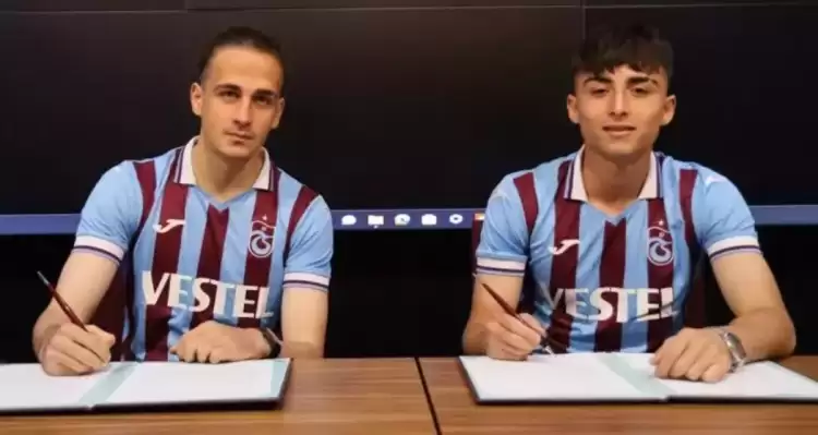 Trabzonspor, Muhammed Ali Çamkerten ve Zekeriya Berk Bulut ile sözleşme imzaladı