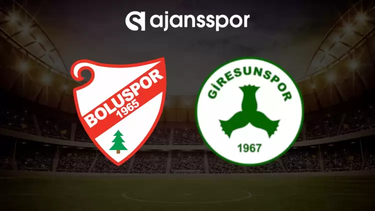 CANLI| Boluspor- Giresunspor maçını canlı izle (Maç linki)