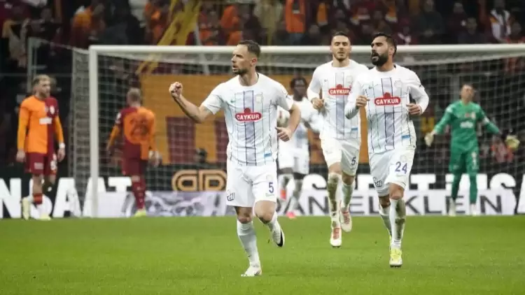 Galatasaray maçından sonra Rizesporlu futbolculardan açıklama