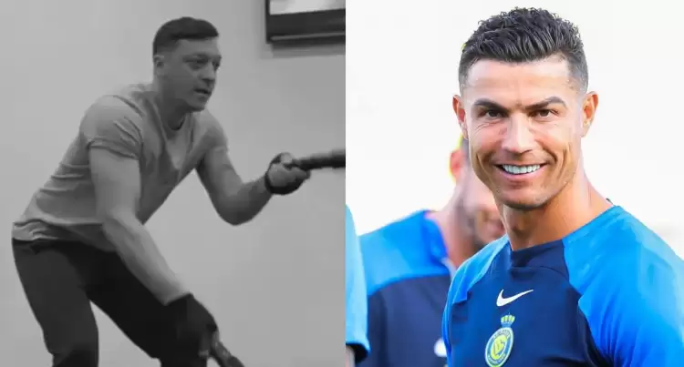 Mesut Özil'in beğeni yağan paylaşımına Cristiano Ronaldo'dan yorum