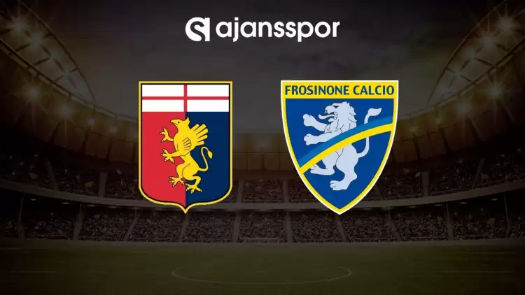 Genoa - Frosinone maçının canlı yayın bilgisi ve maç linki