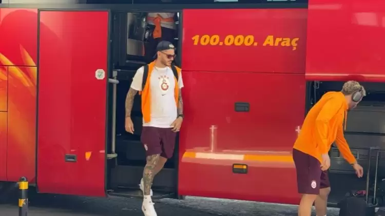 Galatasaray, Süper Kupa maçı için Şanlıurfa'ya gitti