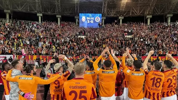 Süper Lig'in yeni ekibinden Galatasaray'a şampiyonluk kutlaması!